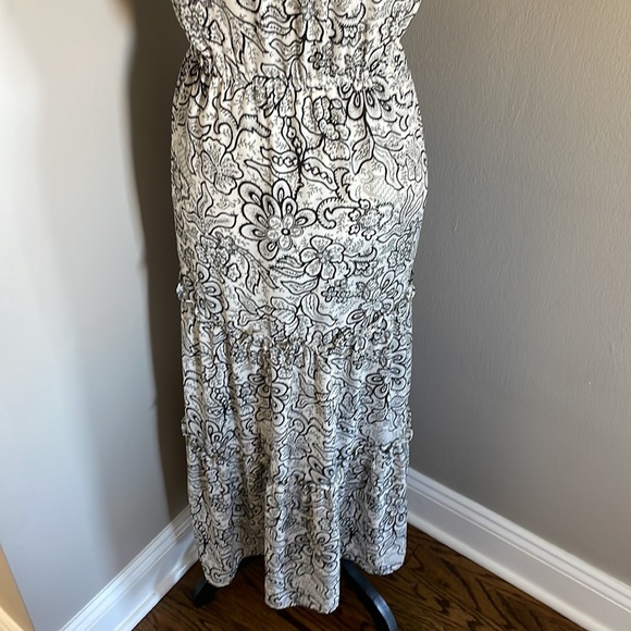 Who What Wear floral black white dress - Picture 9 of 11